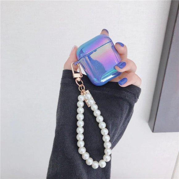 NEW Shell Hard Apple Airpods 1 2 Pro Keychain case - Picture 2 of 2